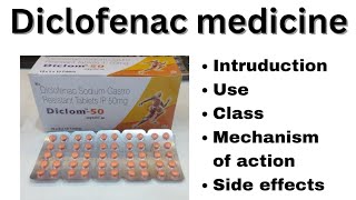 Diclofenac Sodium Tablets Ip 50mg  Diclofenac Pain Killer tablets joint pain muscle pain uses [upl. by Odey]