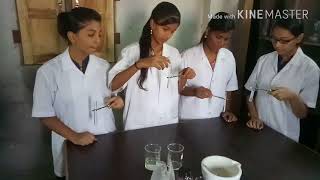 Molisch test for detection of carbohydrate 11th Sci Bio practical [upl. by Maryjo52]