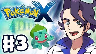 Pokemon X and Y  Gameplay Walkthrough Part 3  Professor Sycamore Battle Nintendo 3DS [upl. by Warring687]