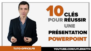 10 Clés pour Réussir une Présentation PowerPoint  Tuto Office [upl. by Silado149]