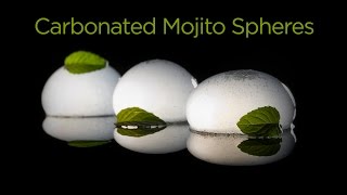 Molecular Gastronomy Reverse Spherification to Make Spheres with Liquid Inside [upl. by Kciremed]