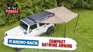 Rhino Rack Batwing Compact Awning  Features and Benefits [upl. by Marchal69]