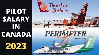 Pilot Salary in Canada  Bearskin Airlines Perimeter Aviation pilotsalary pilotcareer [upl. by Jordanna]