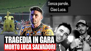 È morto Luca Salvadori pilota Italiano incidente fatale in gara Il ricordo di Bagnaia [upl. by Holly]