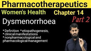 Dysmenorrhoea  Pathogenesis of Dysmenorrhoea  Dysmenorrhoea pharmacotheraphetics [upl. by Rahman911]