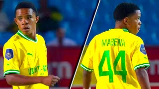 16Year Old Siyabonga Mabena Makes His Mamelodi Sundowns Debut [upl. by Ajdan]