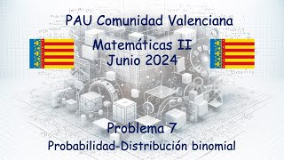 🧑‍🎓MATEMÁTICAS II JUNIO 2024 PROBLEMA 7 👀 Examen Selectividad PAU💡Comunidad Valenciana [upl. by Grimes575]