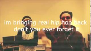 PolitikZ  REAL HIPHOP Lyric video [upl. by Ayhtak]