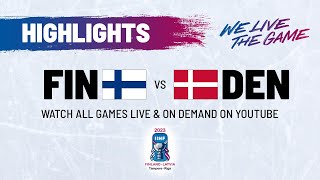 Highlights  Finland vs Denmark  2023 IIHFWorlds [upl. by Hadik361]