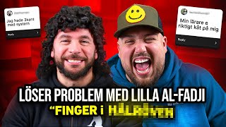 LÖSER PROBLEM MED LILLA ALFADJI FINGER I  skrattfest [upl. by Laikeze]