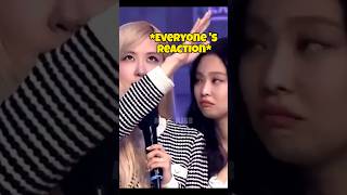 But Rosè hates men not Kids 💀🤣 rosé blackpink fypviralシ ytshorts funny rosesarerosie [upl. by Sirraf924]