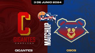 Osos de Manatí vs Gigantes de Carolina  10523  BSN 2023 [upl. by Caniff864]