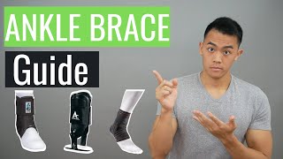 How to Choose a Ankle Brace for Sprains or Ankle Pain GUIDE [upl. by Wieche]