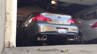 G37 Invidia Q300 exhaust sound clip [upl. by Ehtiaf742]