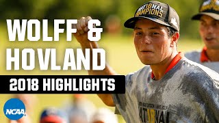 Matthew Wolff amp Viktor Hovland highlights 2018 NCAA golf title [upl. by Ettevroc271]