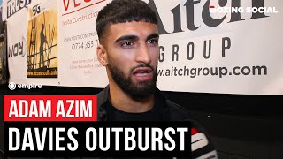 Adam Azim REACTS To Ohara Davies OUTBURST Harlem Eubank Saga Thoughts [upl. by Ykcin454]