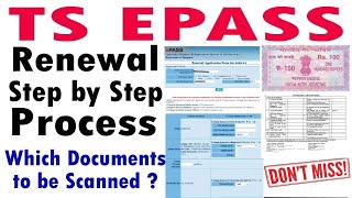 TS EPASS Scholarships For Renewal Registration [upl. by Zephan]