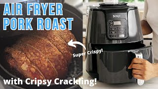 Crispy Air Fryer PORK LOIN ROAST IN 60 SECONDS [upl. by Htyderem951]