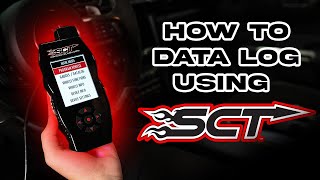 How to Data log with your SCT X4 tuner for VMP Email Tuning [upl. by Asiret271]