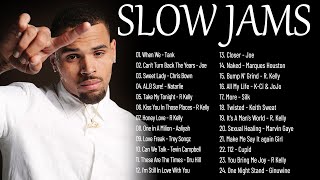 Slow Jams RampB Mix 90s  Tyrese Usher Chris Brown R Kelly Joe Jacquees Tank ampMore [upl. by Notsud510]