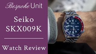 Seiko SKX009K2 Review  Pepsi Seiko Diver On Jubilee Bracelet [upl. by Lenee]