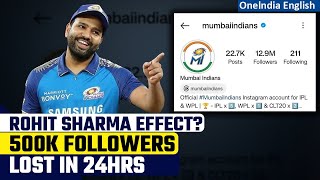 Hardik Pandyas Captaincy Sparks Mass Unfollowing for Mumbai Indians Oneindia News [upl. by Cordelie752]