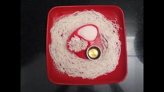 Idiyappam  இடியாப்பம் with தேங்காய் துருவல் [upl. by Veno]