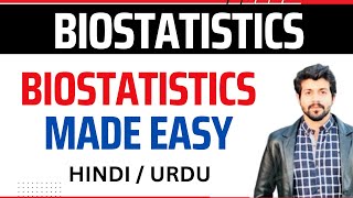 BIOSTATISTICS  Easy amp Simple  Hindi  Urdu  Content  biostatistics statistics [upl. by Alenairam]