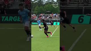 La reacción del Kun Aguero en el torneo amistoso [upl. by Pacorro]