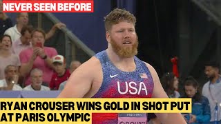 Ryan Crouser made History Wins Gold In Shot Put Event at Paris Olympics  Ryan Crouser Shot Put gold [upl. by Gunter]