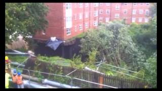 Dramatic Newburn flood footage from evacuated home [upl. by Constantia577]