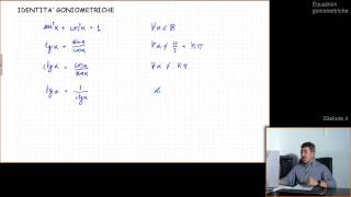 Identità goniometriche  Lezioni di Matematica online di 29elodeit  You Tube [upl. by Amii]