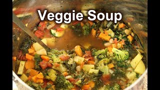 Healthy Vegetable Soup Recipe  Rockin Robin Cooks [upl. by Koeppel]