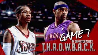 Allen Iverson vs Vince Carter Duel Highlights 2001 Playoffs ECSF G7 76ers vs Raptors  WIN or LOSE [upl. by Ordway158]