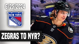 Trevor Zegras To The Rangers What A Potential Trade Could Look Like [upl. by Ennavoj]