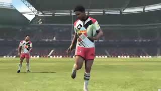 Rugby Challenge 4 gameplay Fiji 7s vs New Zealand 7s Highlights  HSBC Madrid 7s 2024 [upl. by Rehpotsrihc]