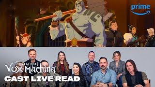 NYCC Live Read with Animation  The Legend of Vox Machina  Prime Video [upl. by Ellehcam]