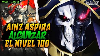 Ainz Aspira Alcanzar el Nivel 101  V02  C032  Recap El Huesitos [upl. by Idonah]