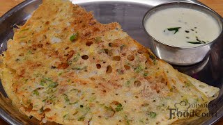 Hotel Style Crispy Rava Dosa Onion Rava Dosa Lockdown Recipes [upl. by Earaj]