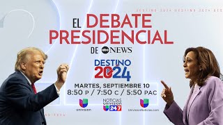 En vivo primer debate presidencial entre Donald Trump y Kamala Harris [upl. by Didier]