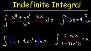 Indefinite Integral [upl. by Monti]