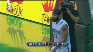 Sagesse vs Beirut  Jay Youngblood Blockshot  replay [upl. by Raquel251]