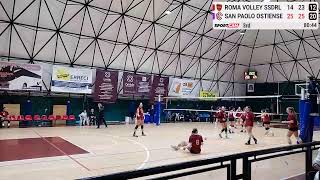 Roma Volley SSD ARL vs San Paolo Ostiense – 19112023 [upl. by Pearce]