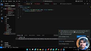 VSCODE ERROR  JAVA file is not on the classpath of the project error solution [upl. by Fremont]