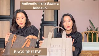 Marc Jacobs THE TOTE BAG  Michael Kors VOYAGER TOTE REVIEW mizobagreview mizoram [upl. by Nemzaj952]