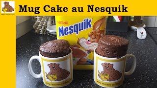 Le Mug cake au nesquik recette rapide et facile [upl. by Stasny721]