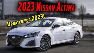 2023 Nissan Altima Review  A Few Tweaks Keep It Fresh [upl. by Llenahc804]