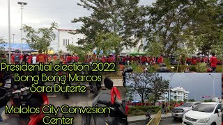 2022 Election  BONG BONG MARCOS  PRESIDENT  BBMSARA CARAVAN  MALOLOS CITY [upl. by Yenots]