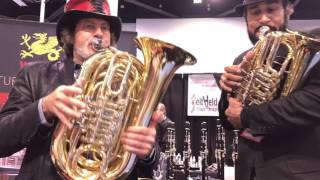 Wessex tornister tubas Jazz at NAMM 2017 [upl. by Avevoneg]