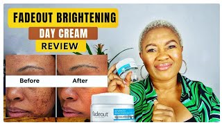 FADEOUT BRIGHTENING DAY CREAM SPF 20 ESTHETICIAN REVIEW [upl. by Nutsud]